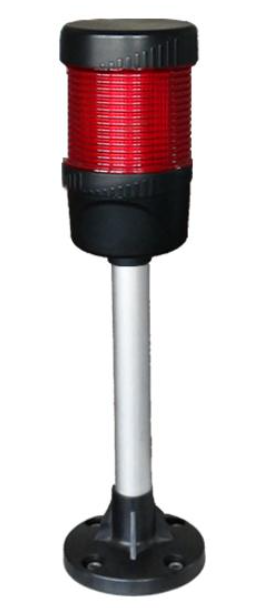 Torre de señalización LED Ø60 mm, 1 segmento de 3 colores, 24 V DC, IP53