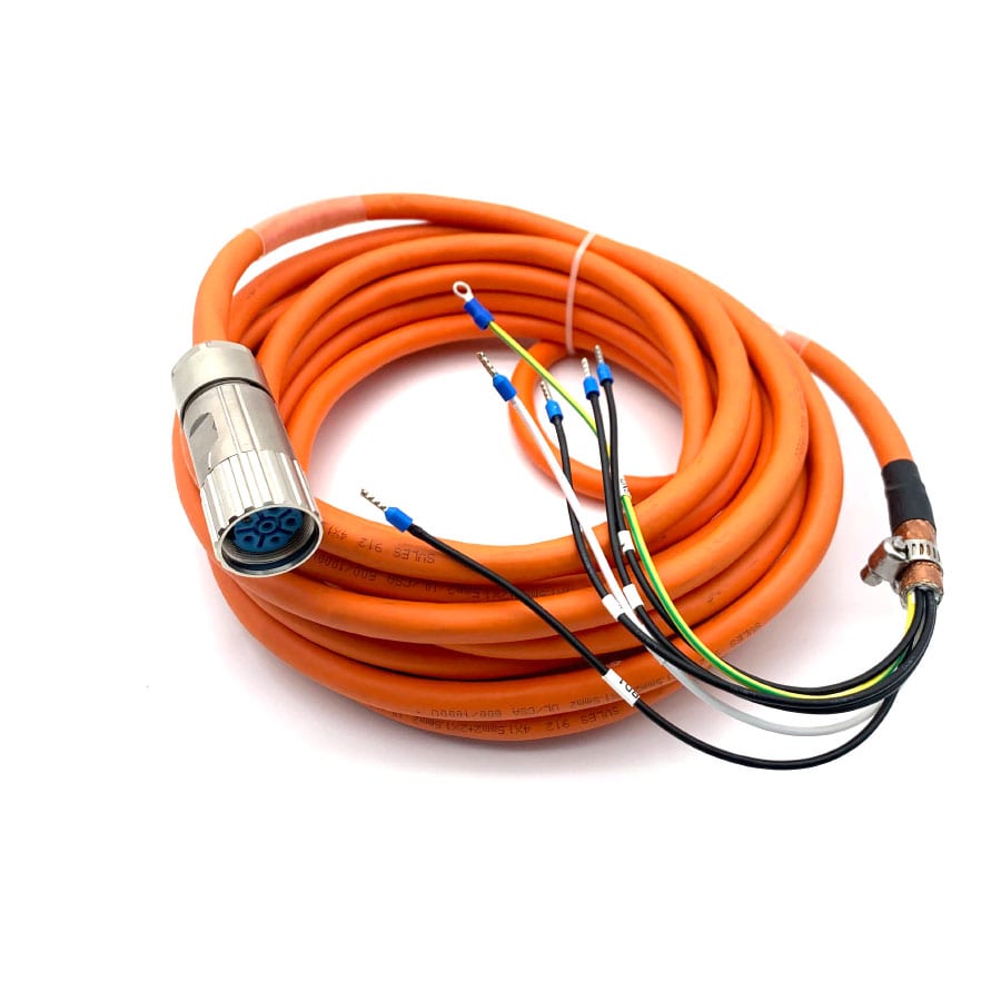 M23, servo 6-core female shielded cable · RC-M23-6P-FS