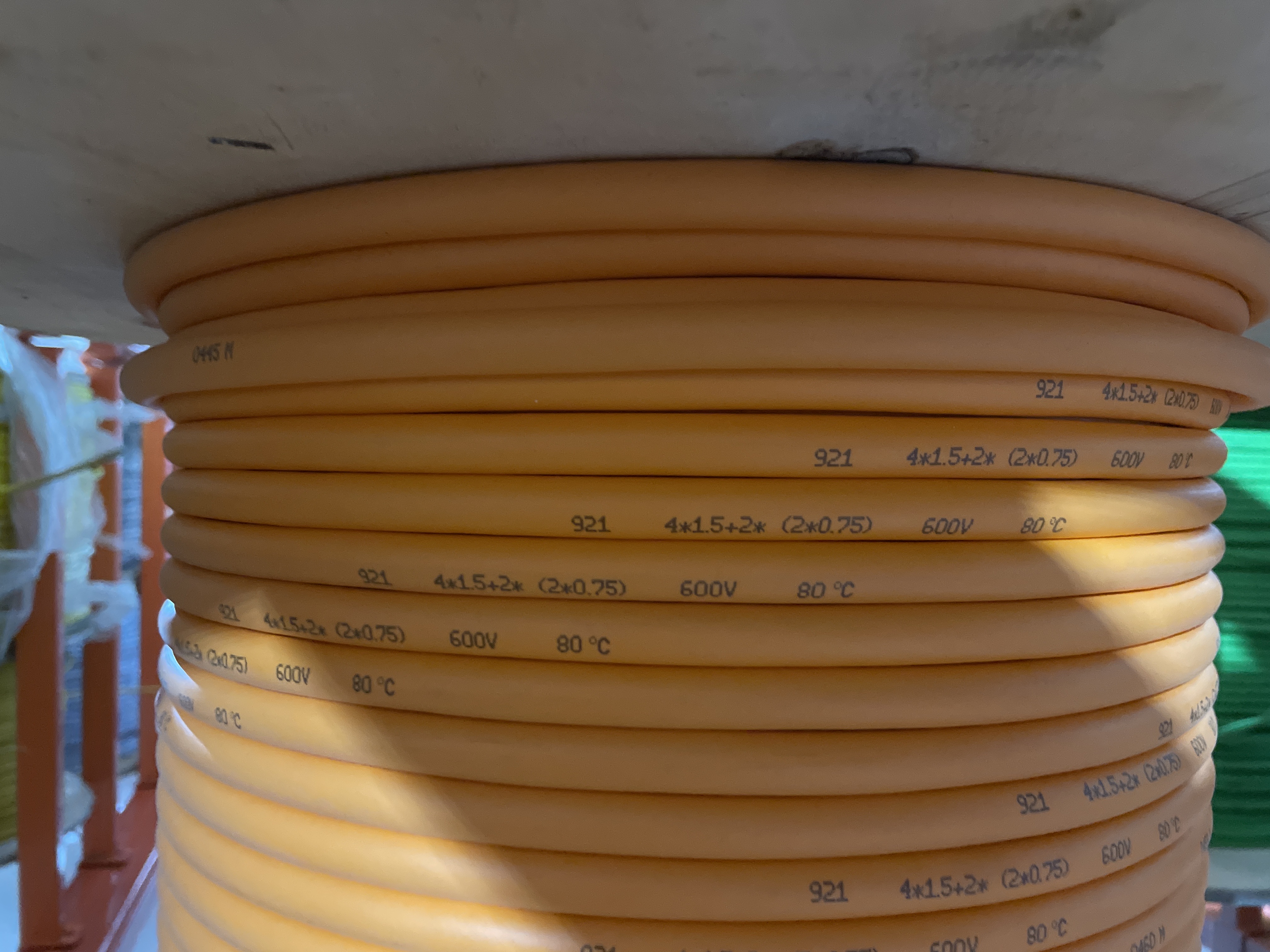 Cabo flexível PUR de 8 núcleos, bainha laranja · CAB-4-150-2P075-OG-USH-SC