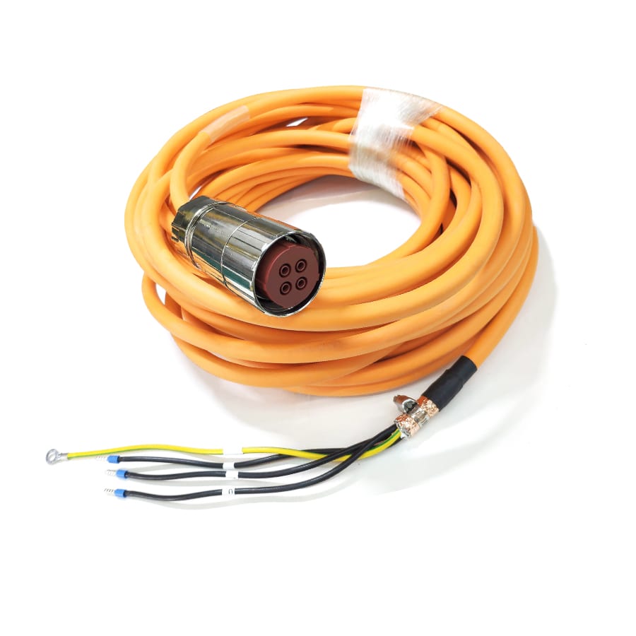 M40, power 4-core female drag chain shielded cable · M40-P-4P-FS-SH