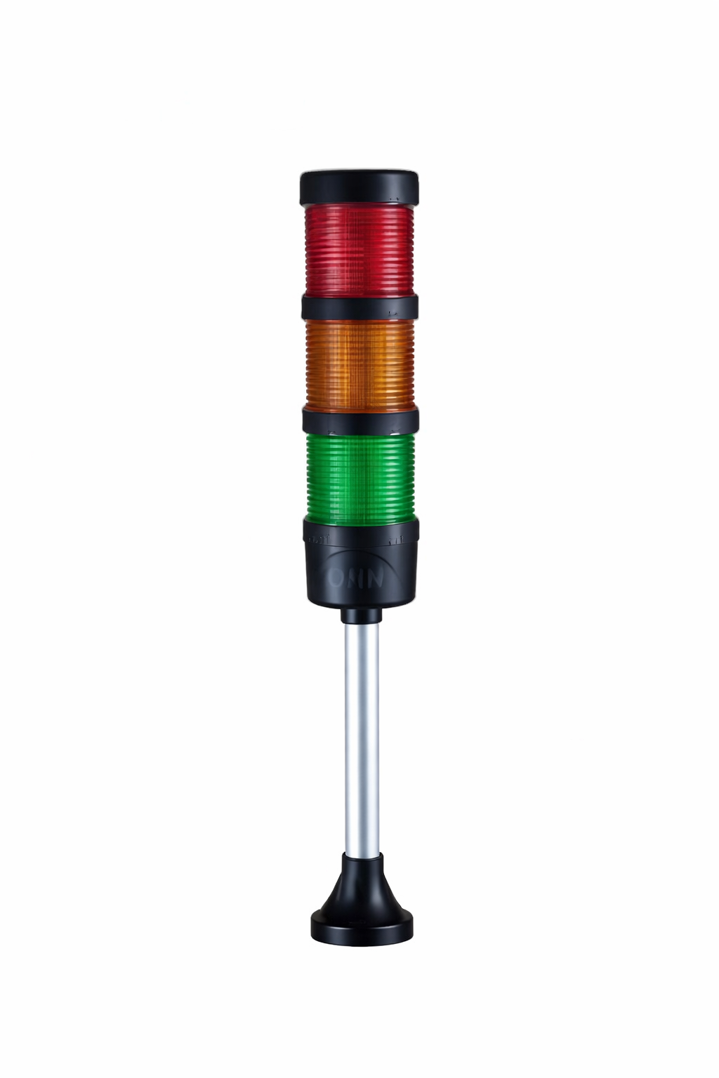 Torre de señalización LED Ø70 mm, 3 segmentos, 24 V, IP54