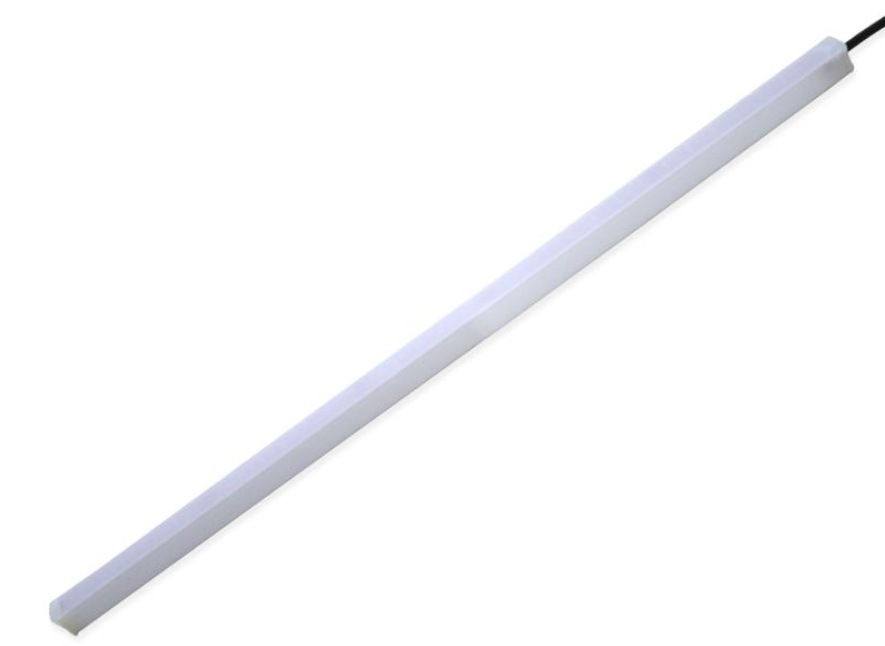 Linear LED warning light bar for machinery, 3 colours, IP53