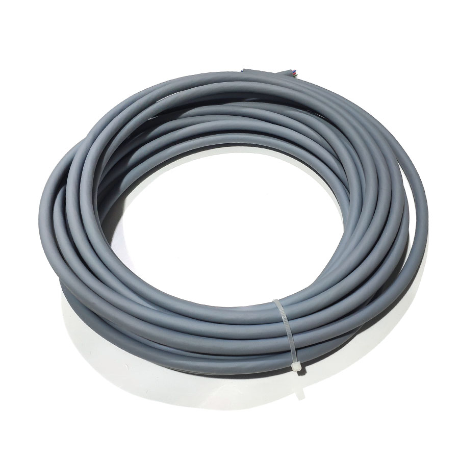PUR flexible 14-core cable, gray sheath · CAB-12S-GY-UH-DSM8