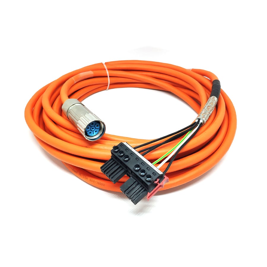 M23, quick-lock servo 6-core female cable · RC-M23-6P-FS