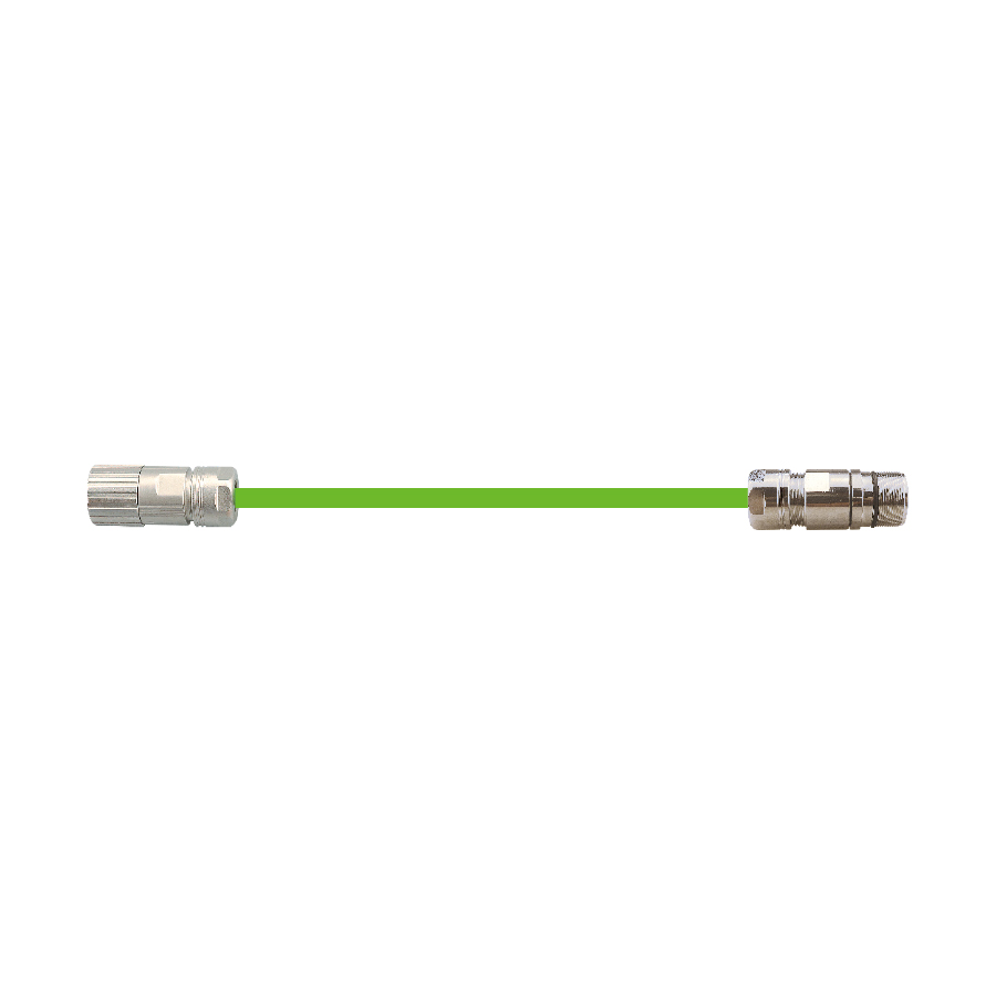 M23 double-ended, 12-pin male straight/female 12-pin, servo harness · RC-M23-MS-12P-0.3-FS-12P