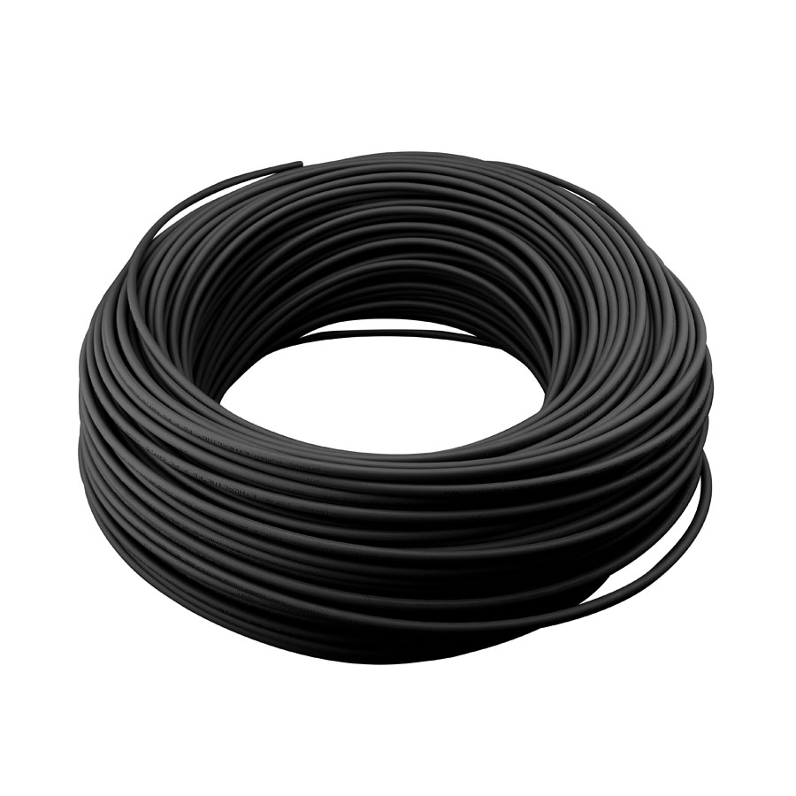 PUR flexibles 12-adriges Kabel, schwarzer Mantel, geschirmt · CAB-12-014-BK-USH-M12