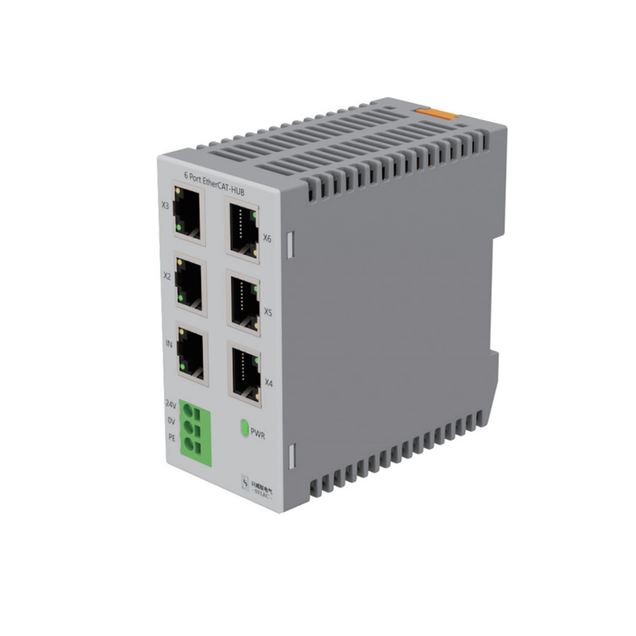Conjunto de divisor EtherCAT de 6 portas ECT260